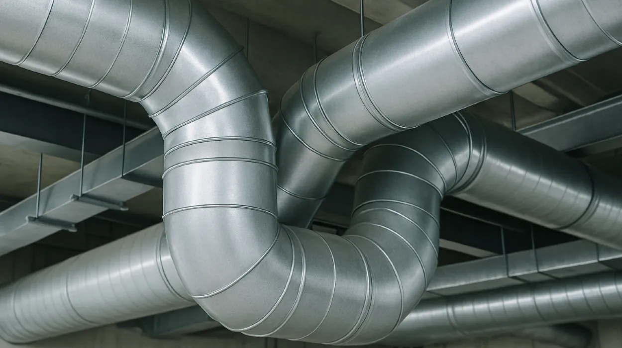 Metal air ducts from Round Rock Air Conditioning Repair in Georgetown, TX - Georgetown TX