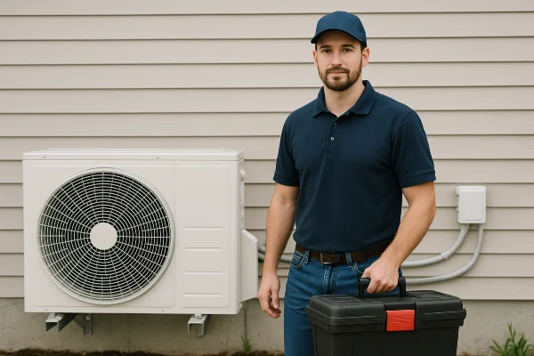 a male hvac technician looking straight at the camera from Round Rock Air Conditioning Repair in Round Rock, TX - Hvac Technician near me a male hvac technician looking straight at the camera from Round Rock Air Conditioning Repair in Round Rock, TX - Hvac Technician near me